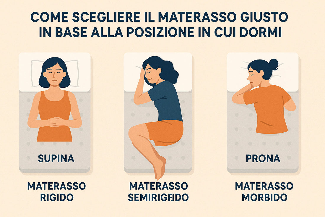 Come Scegliere il Materasso Giusto in Base alla Posizione in Cui Dormi