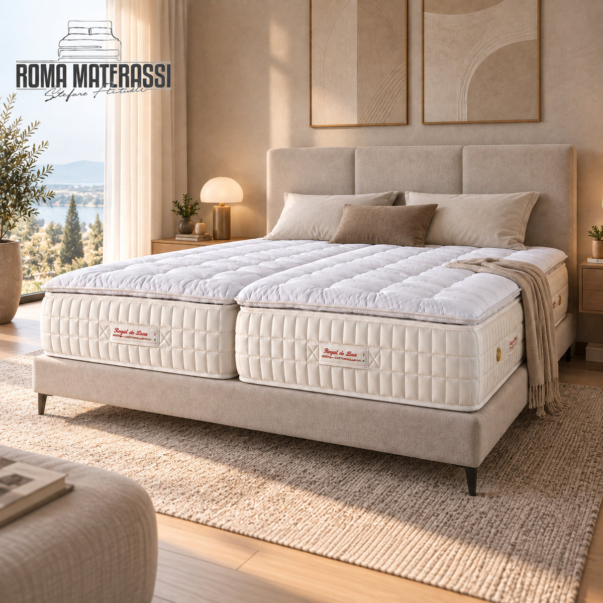 Letto e materasso Treca 160x190 ultimo disponibile